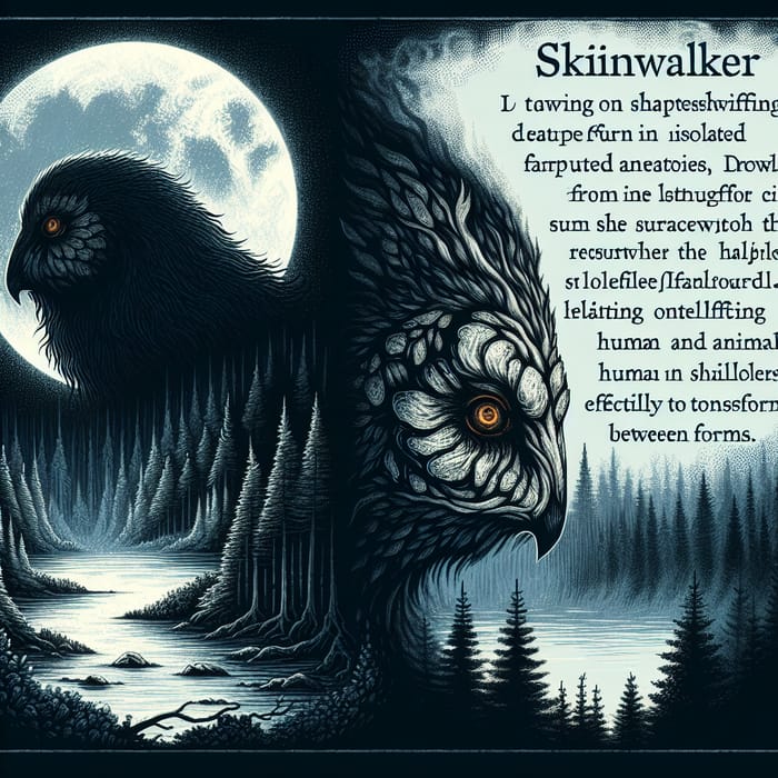 Create a Sinister Skinwalker: Mysterious Shapeshifting Monster