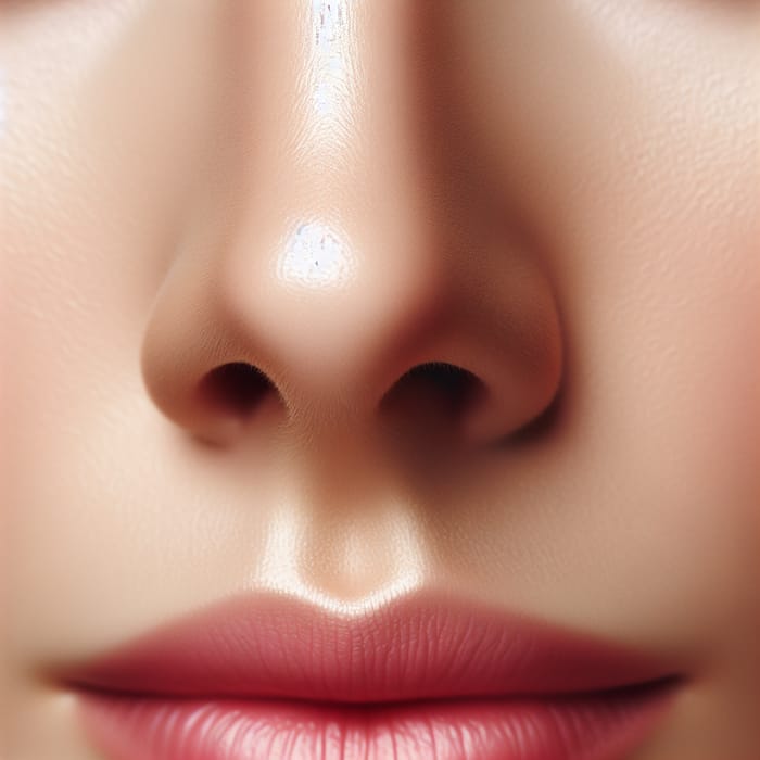 Human Nose Close-up | Realistic Image with Bump Detail