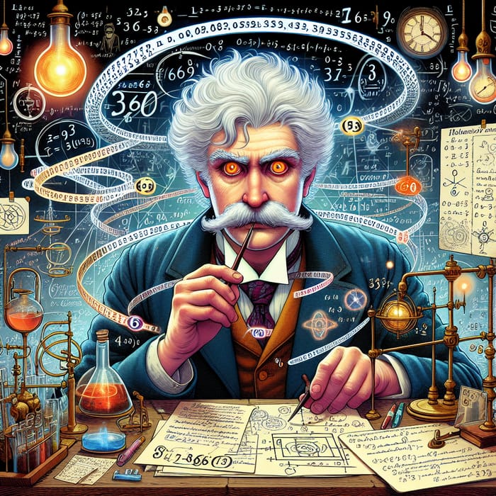 Nicolas Tesla 369 Method: Scientific Metaphysics Illustration