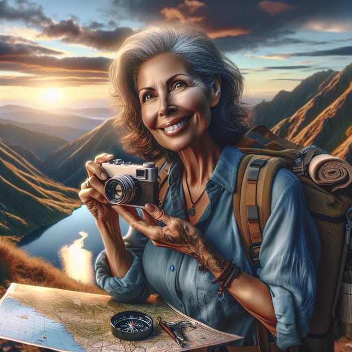 Living Life with No Regrets Embracing Serenity and Adventure AI Art