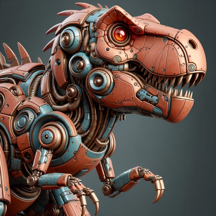 Mecha T-rex and Unique Robot Characters