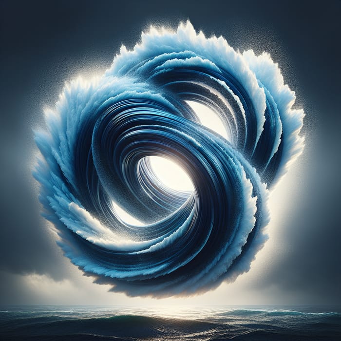 Dynamic Ocean Wave Art | KnuWave Representation