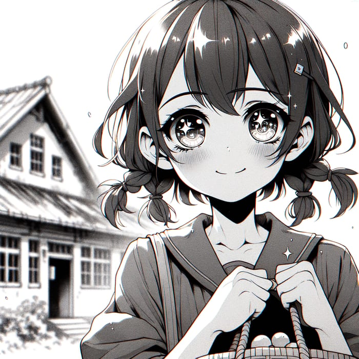 Adopted Girl from Orphanage | Heartwarming Anime Illustration