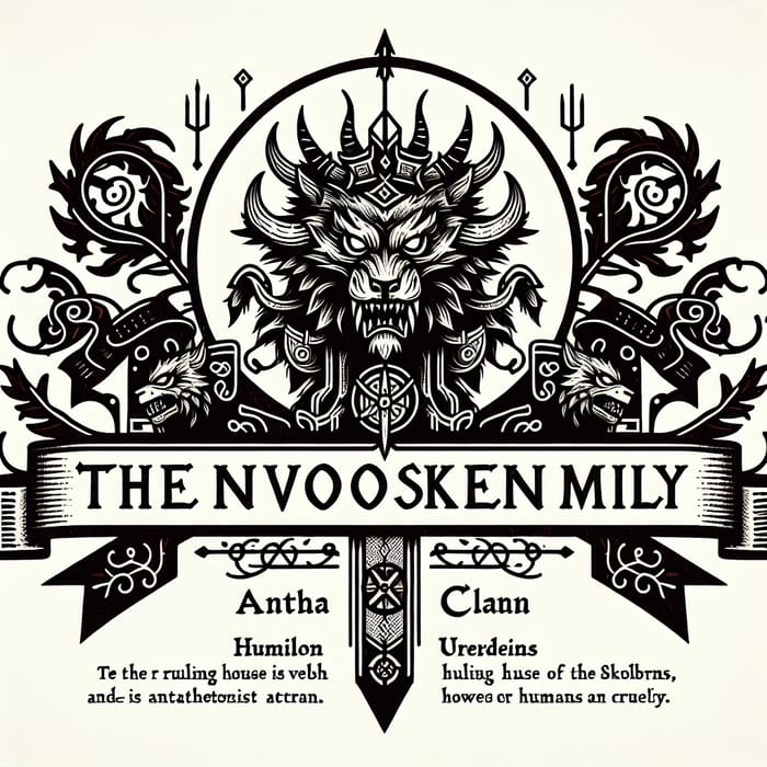 Nevosken Family Emblem - Nordic Inspired Luxury and Power