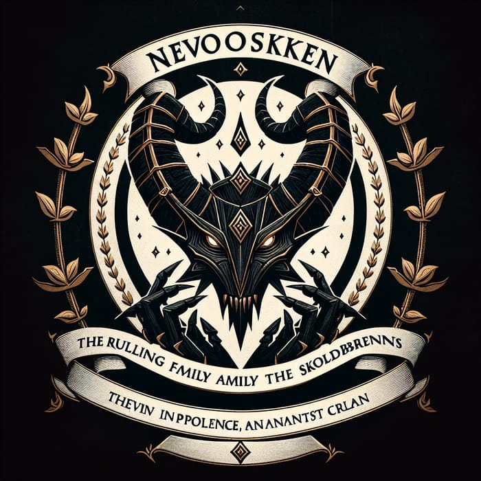 Nevosken Family Emblem: Opulence, Power, Menacing Dread