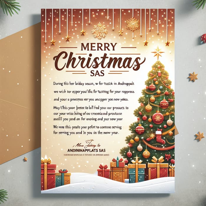 Andinaplast SAS Holiday Greetings | Merry Christmas & Prosperous New Year Wishes