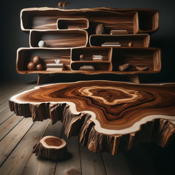 Exquisite Live Edge Wood Furniture - Handcrafted Beauty