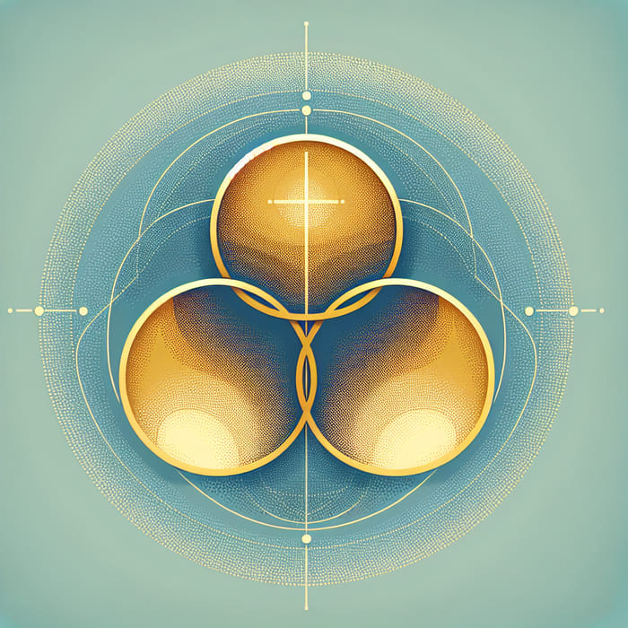 Visualizing the Divine Trinity: Symbolic Abstract Representation