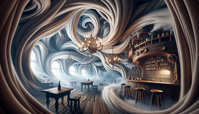 Surreal Ancient Tavern Interior | Mesmerizing Atmosphere