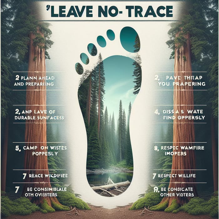 Create a Captivating Poster for The Leave No Trace Principle