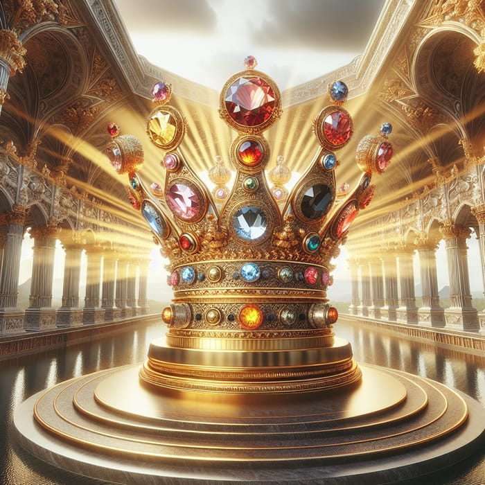 Grandeur of Supremacy: Visual Representation with a Majestic Crown