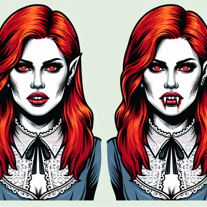 Triss Merigold Vampire Transformation Artwork