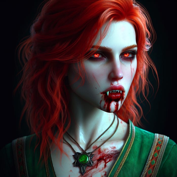 Triss Merigold Vampire Transformation | Epic Sorceress