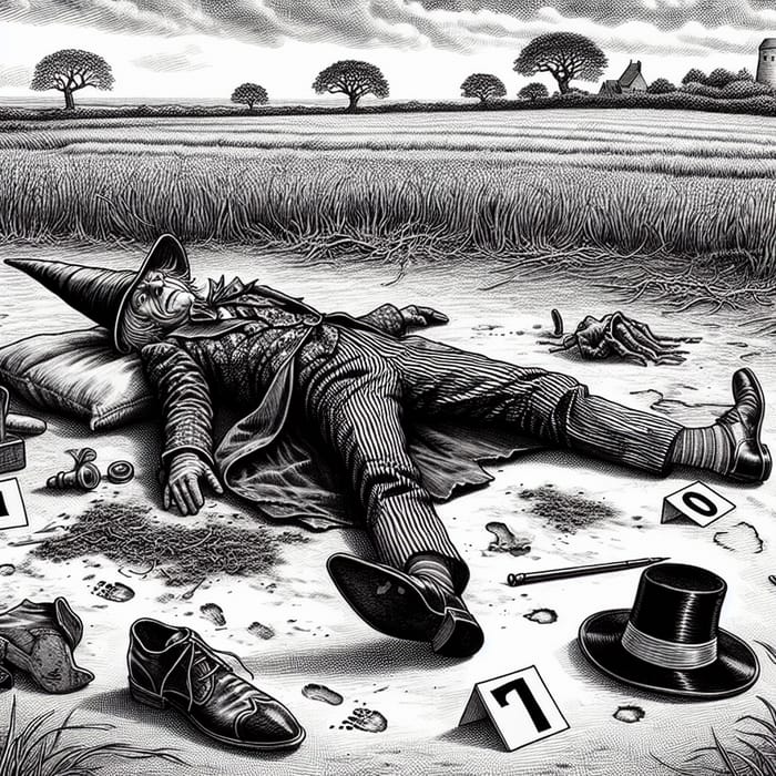 Rumpelstiltskin Dead: Intriguing Crime Scene Sketch Revealed
