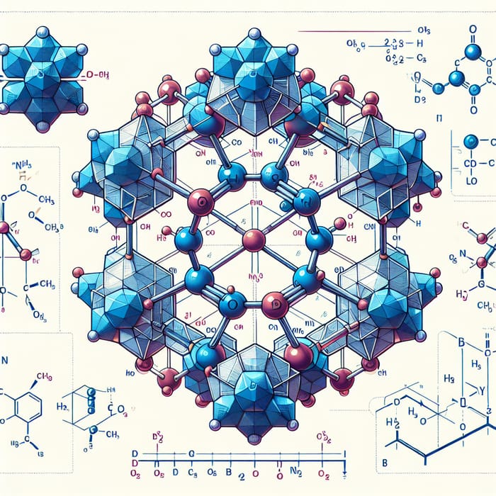Scientific Illustration of Cobalt(III) Complexes