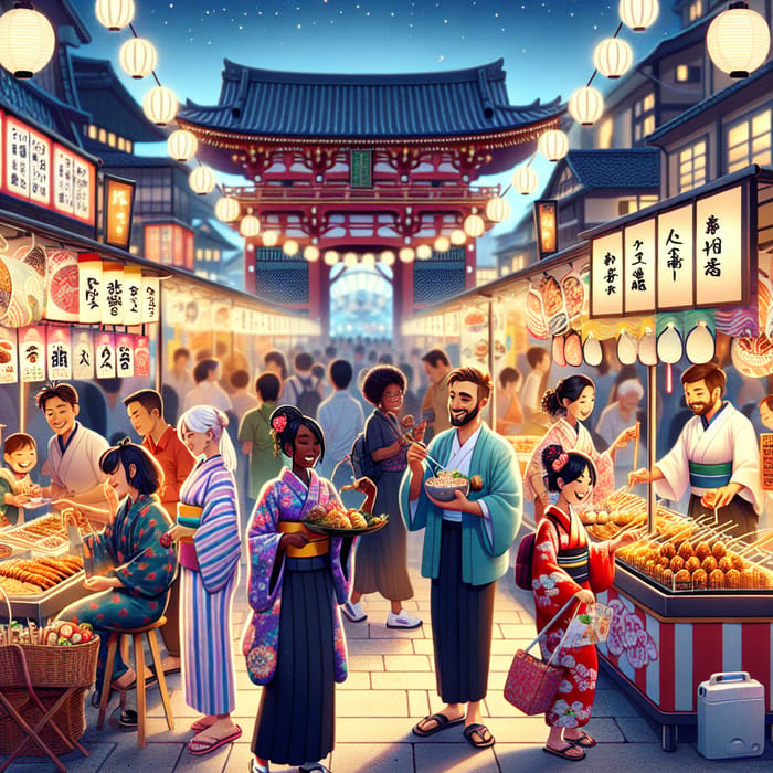 Discover the Enchanting Japanese Night Market Experience