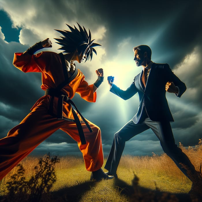 Epic Goku Battle: Martial Artist vs. Politician