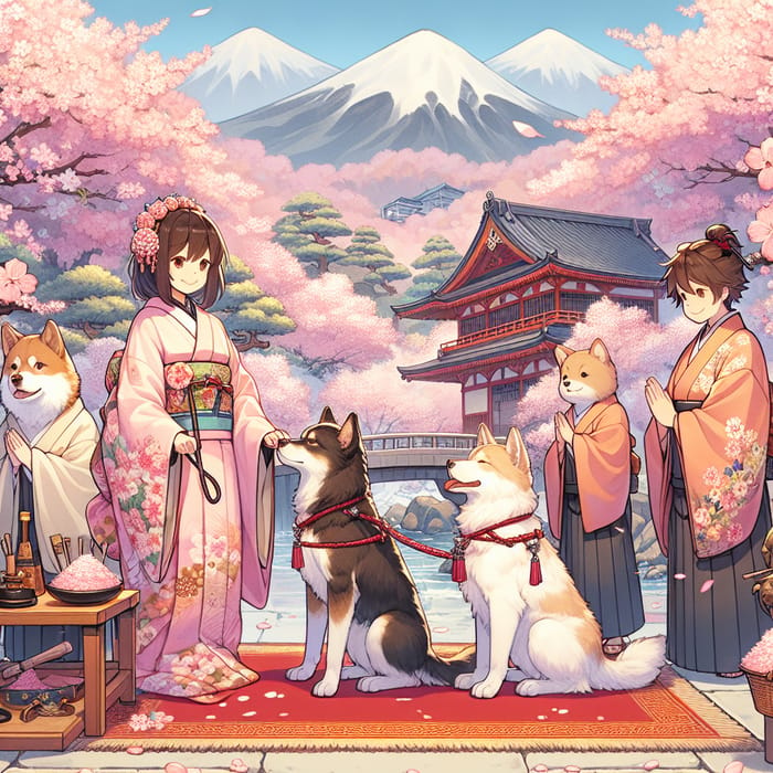 Japanese Dog Culture: Tradition & Cherry Blossoms