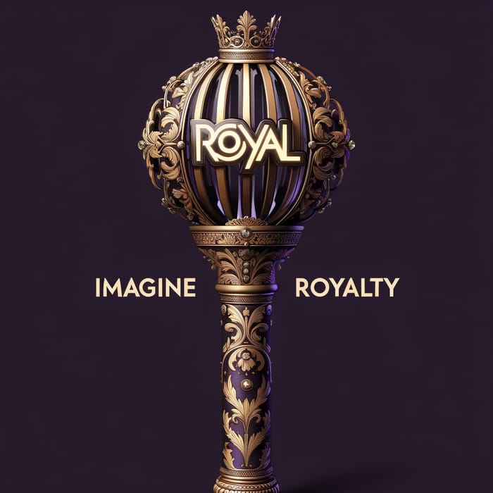 Royal Kpop Lightstick | Exquisite Design Fit for Royalty Fans
