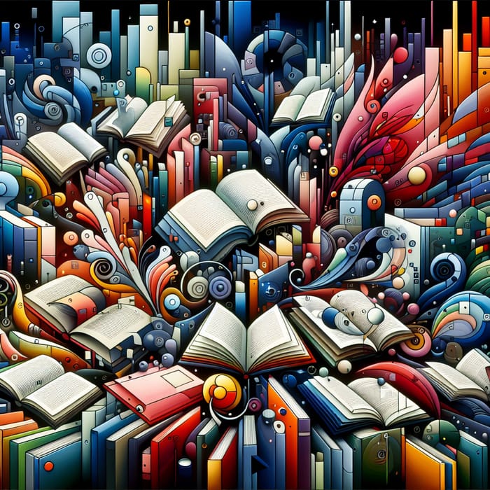 Abstract Books: Artful Cover Designs and Literary Chaos