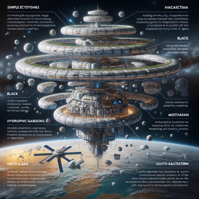 Floating Space Station: The Ultimate Cosmic Habitat