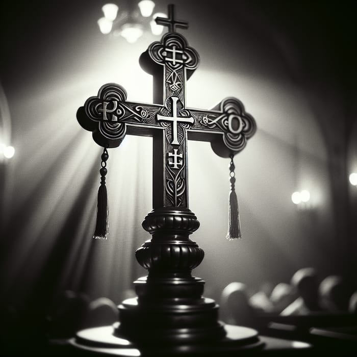 Mystical Image of Saint Bento Cruz | JG Carved Cross