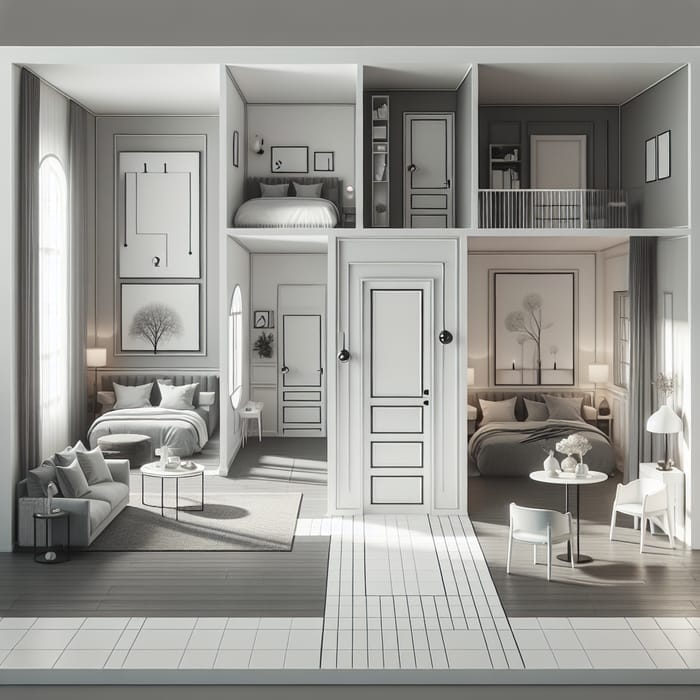 Stylish Italian Minimalist Interior Design | 140 Sqm, 4 Beds, 2 Baths