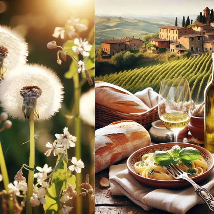 Italian Dandelion & Traditional Cuisine - Beautiful Italian Scene