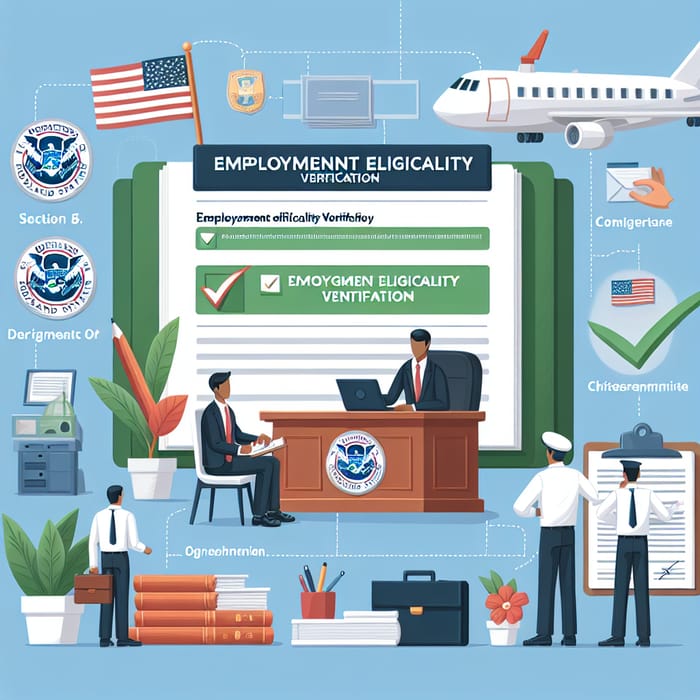 Employment Eligibility Verification: Sections 1 & 2 Guide by DHS and USCIS