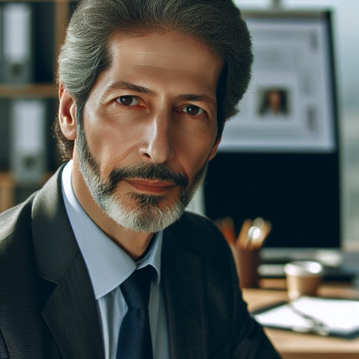 Senior Manager, 45-Year-Old Saudi Man | Professional Portrait