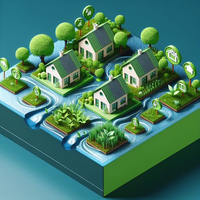 Repositioning Houses to Green Oasis: Sustainable Solution