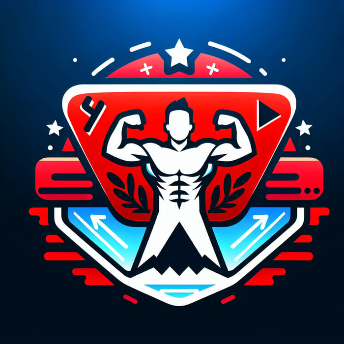 Alpha Male Empowerment and Fitness Logo for YouTube Channel