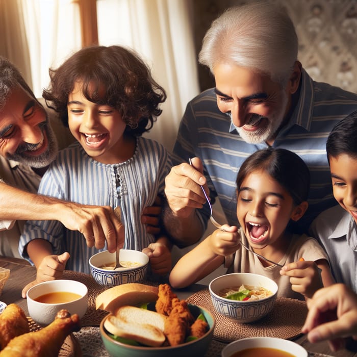 Family Mealtime: Enjoying Food Together