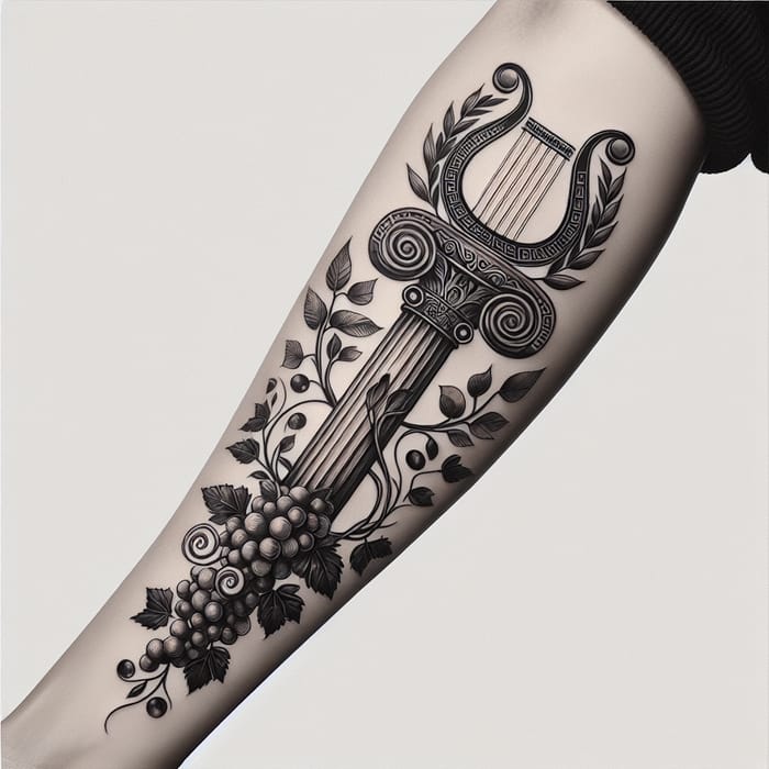 Grecian & Roman Mythology Arm Tattoo Design Ideas