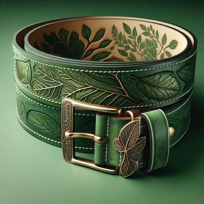 Green Belt Design: Environmentally-Inspired Leather Accessory