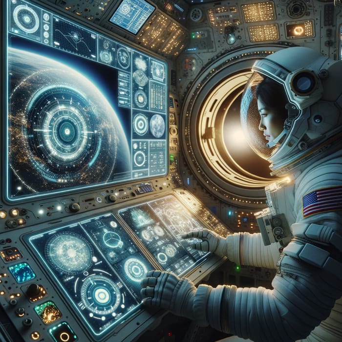 Explore Astronauts Using PCs in Space