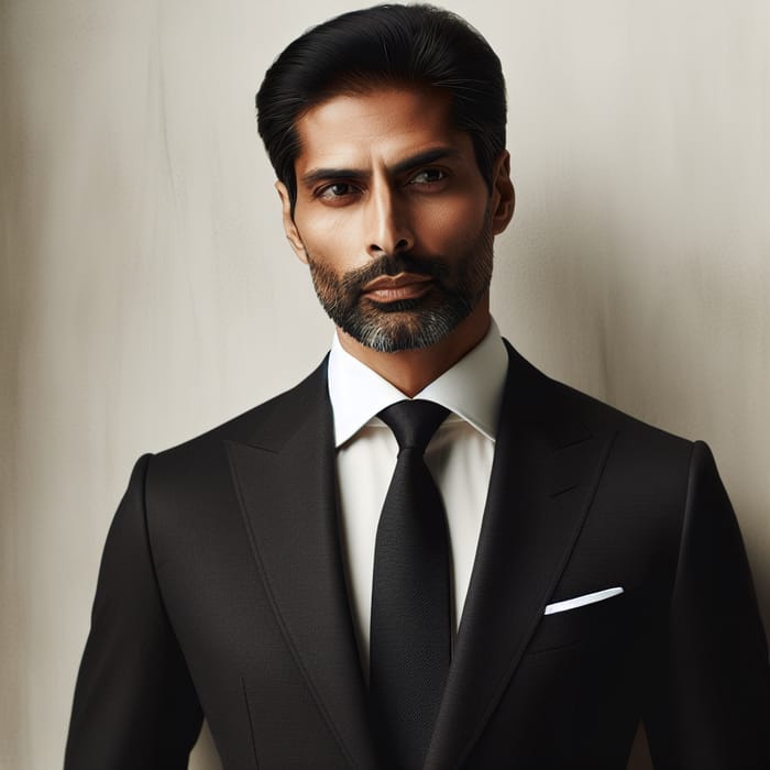 Stylish South Asian Man in Elegant Suit