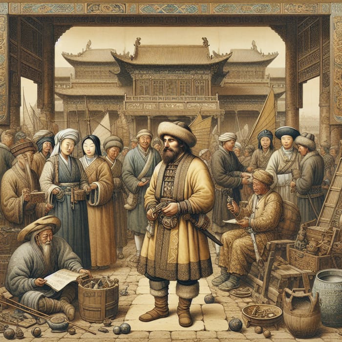Marco Polo's Journey in China: Diverse Cultural Encounters