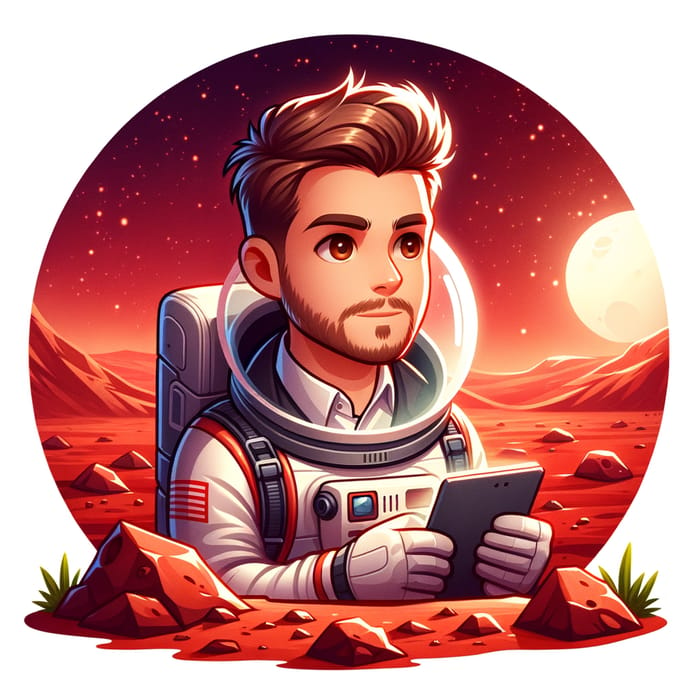 Exploring Mars: Elon Musk in Cartoons