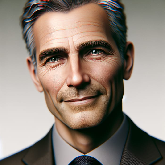 Mature Businessman Portrait, Aged 50, Professional Looking