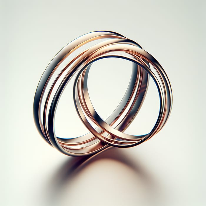 Elegant Rings in Modern Vector Art Style