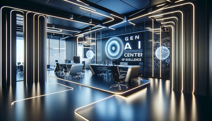 Innovative Gen AI Center Design | Cutting-Edge Office Tech