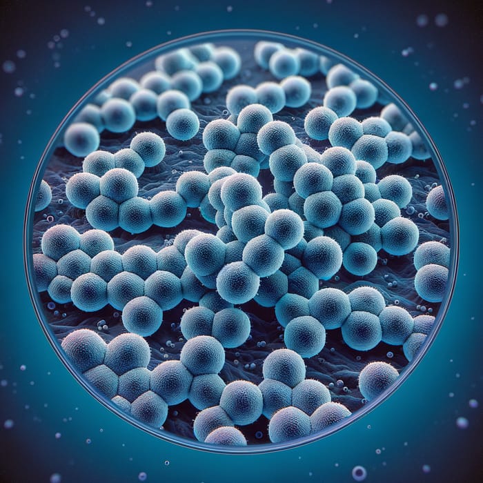 Neisseria Gonorrhoeae Bacteria Microscopic Slide Illustration