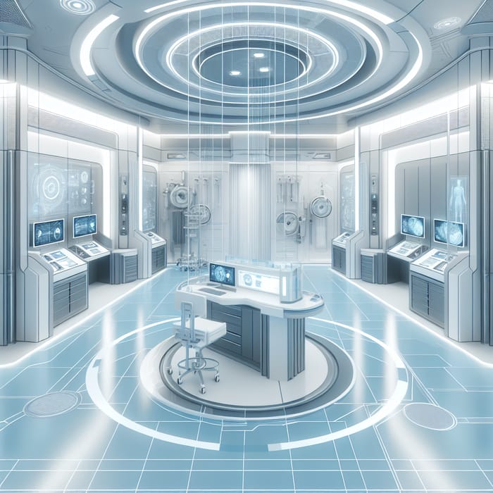 High-Tech Medical Lab | Innovation & Precision in Sci-Fi Ambiance
