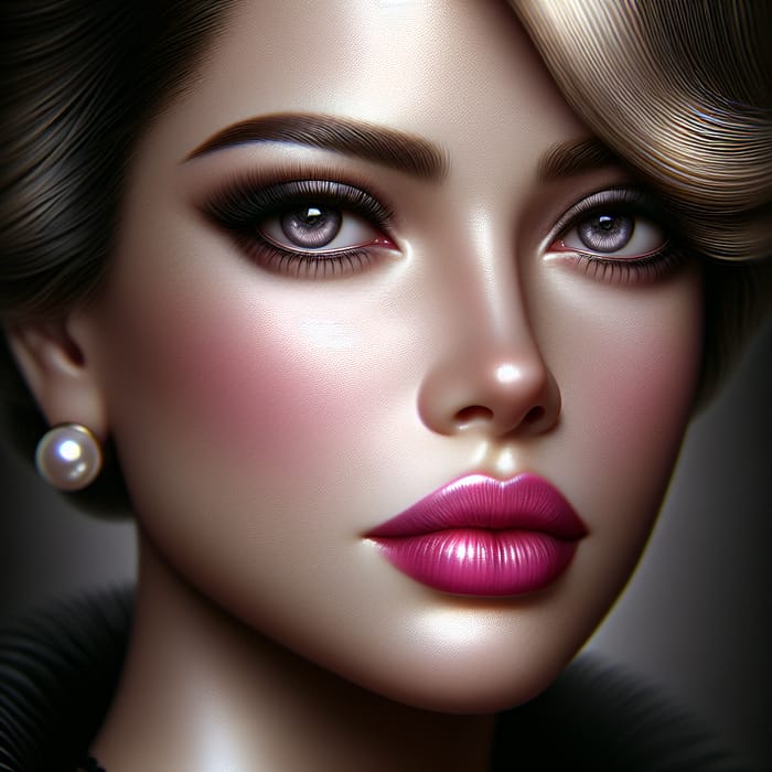 Summer Soderstrom: Photorealistic Woman Portrait in Ultra High Resolution | Glamourous Beauty
