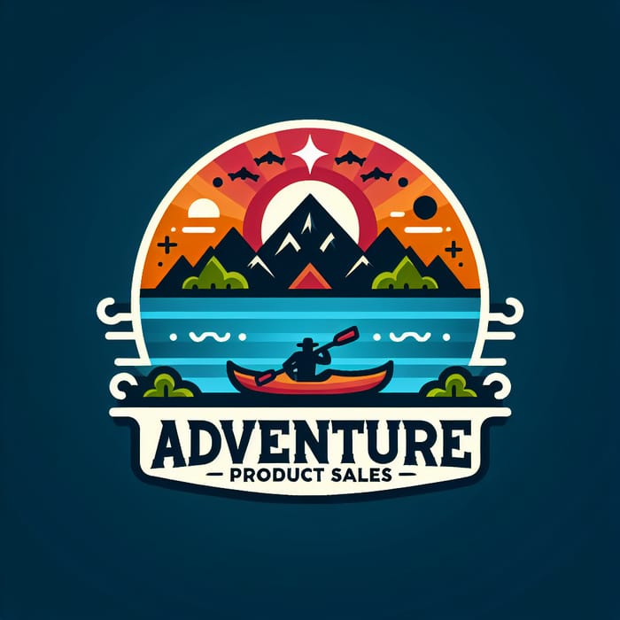 Adventure Product Sales Logo | Fun Outdoor Gear Designs