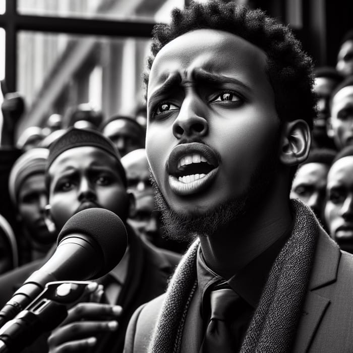 Passionate Somali Politician Speech | Intense Documentary Photo