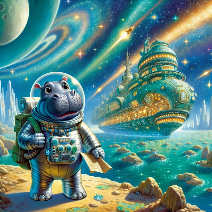 Harold the Hippo in Cosmic Adventures | Space Odyssey