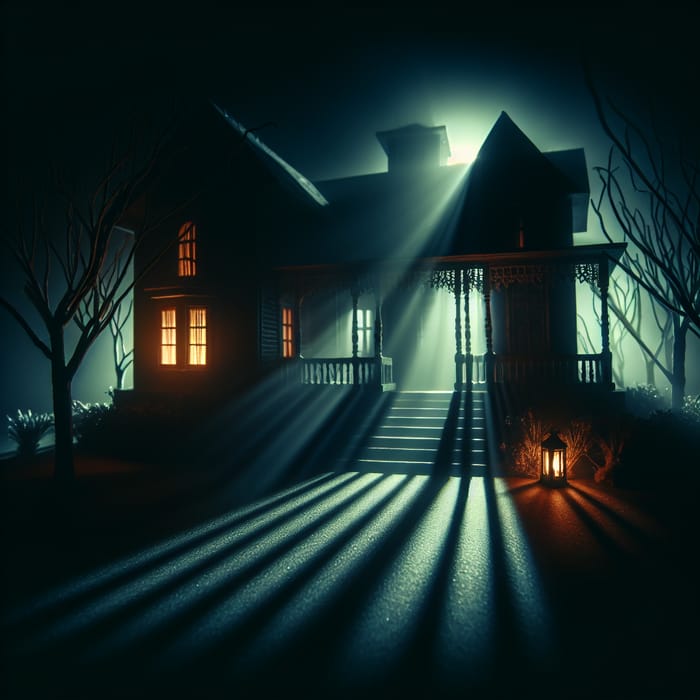 Eerie Mystery and Fear: Haunted House of Spine-chilling Ambiance
