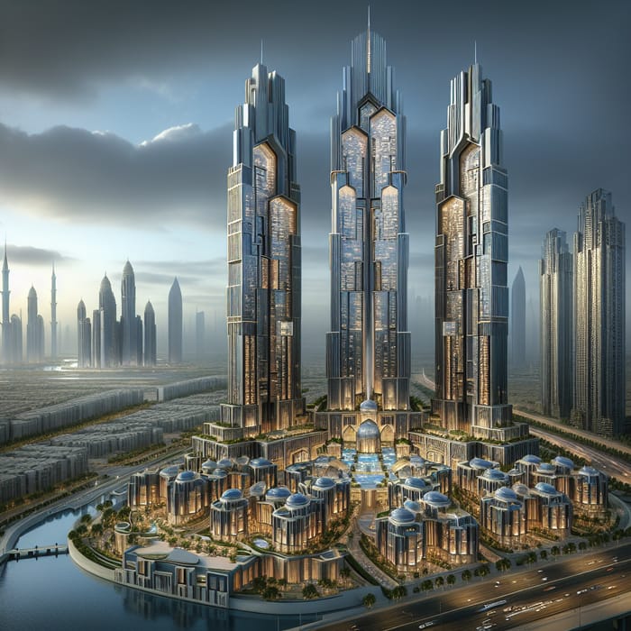 Luxury Residential Towers with Majestic Mosque Views